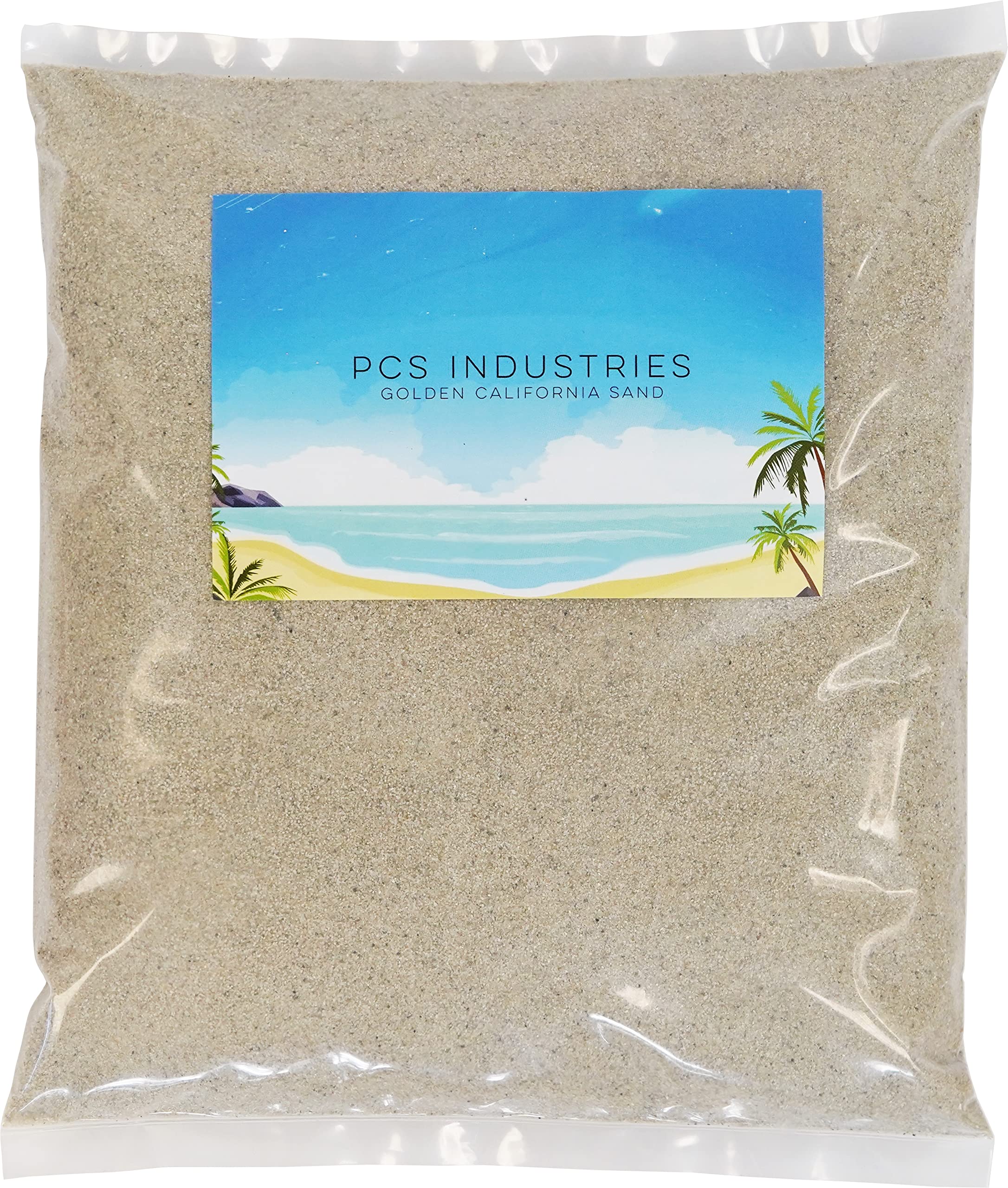 PCS Industries Natural Decorative Fine Sand - Premium Substrate (2 Pounds, Fine)