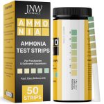 JNW Direct Fish Tank Ammonia Test Strips – Accurate 50 Strip Kit