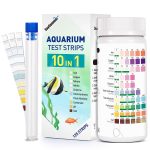 SaySummer 10-in-1 Saltwater Aquarium Test Strips: 125 Count Water Test Kit