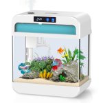 AquaMax Fish Tank – 2.2 Gallon with Humidifier and Self Cleaning