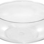 Versatile Clear Plastic Fish Bowl Vase and Planter