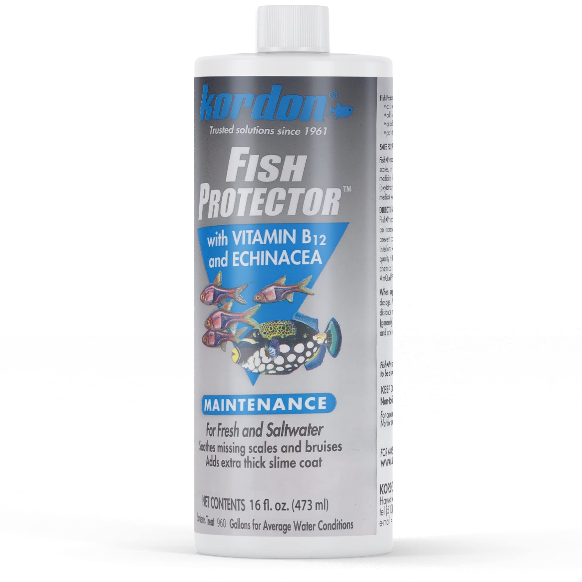 KORDON Fish Protector for Aquarium, 16-Ounce: #31456 – 13 words