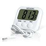 HATUSOKU Digital Thermometer with External Sensor and Accessories