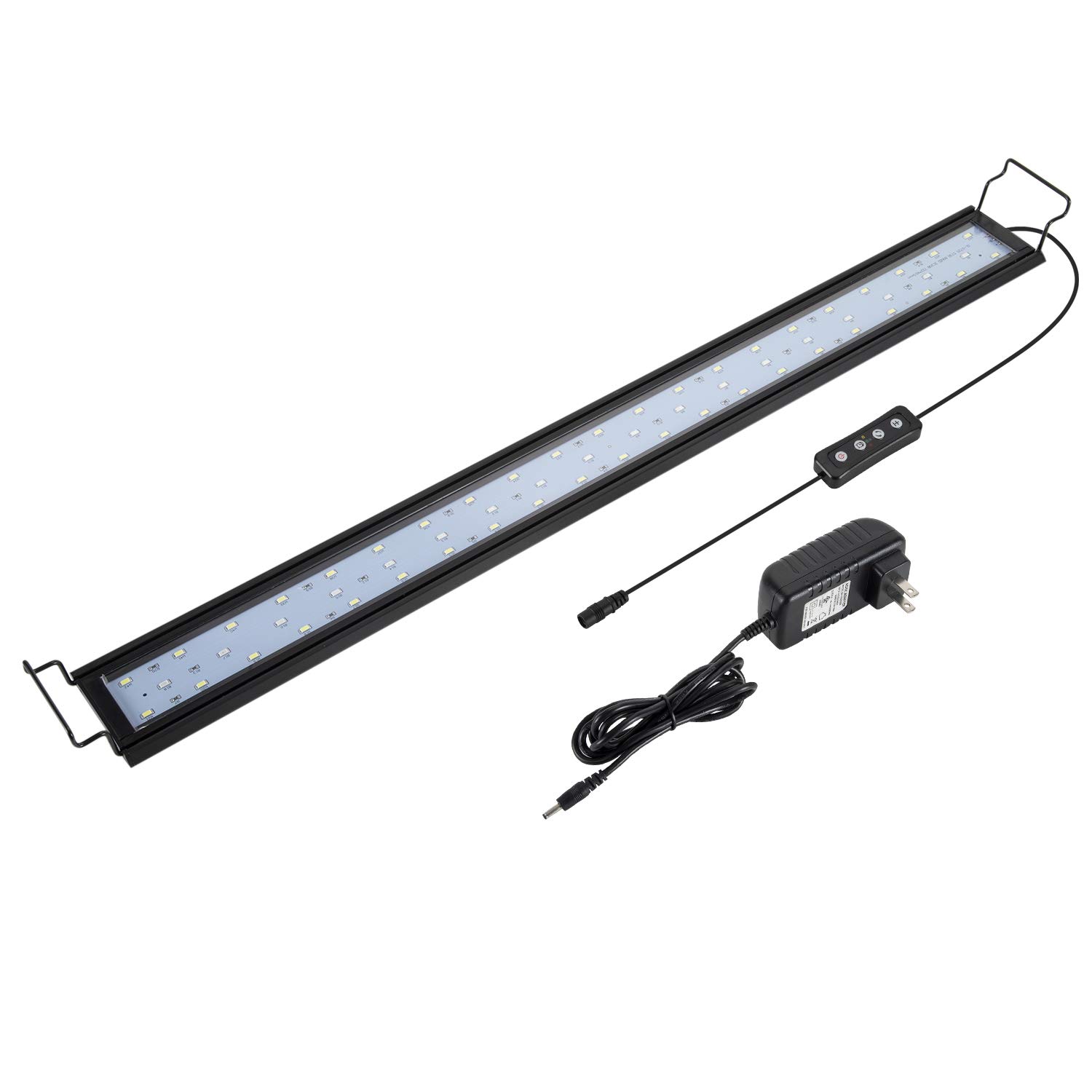 Hygger 14W Full Spectrum Aquarium Light: Aluminum Shell, Extendable Brackets