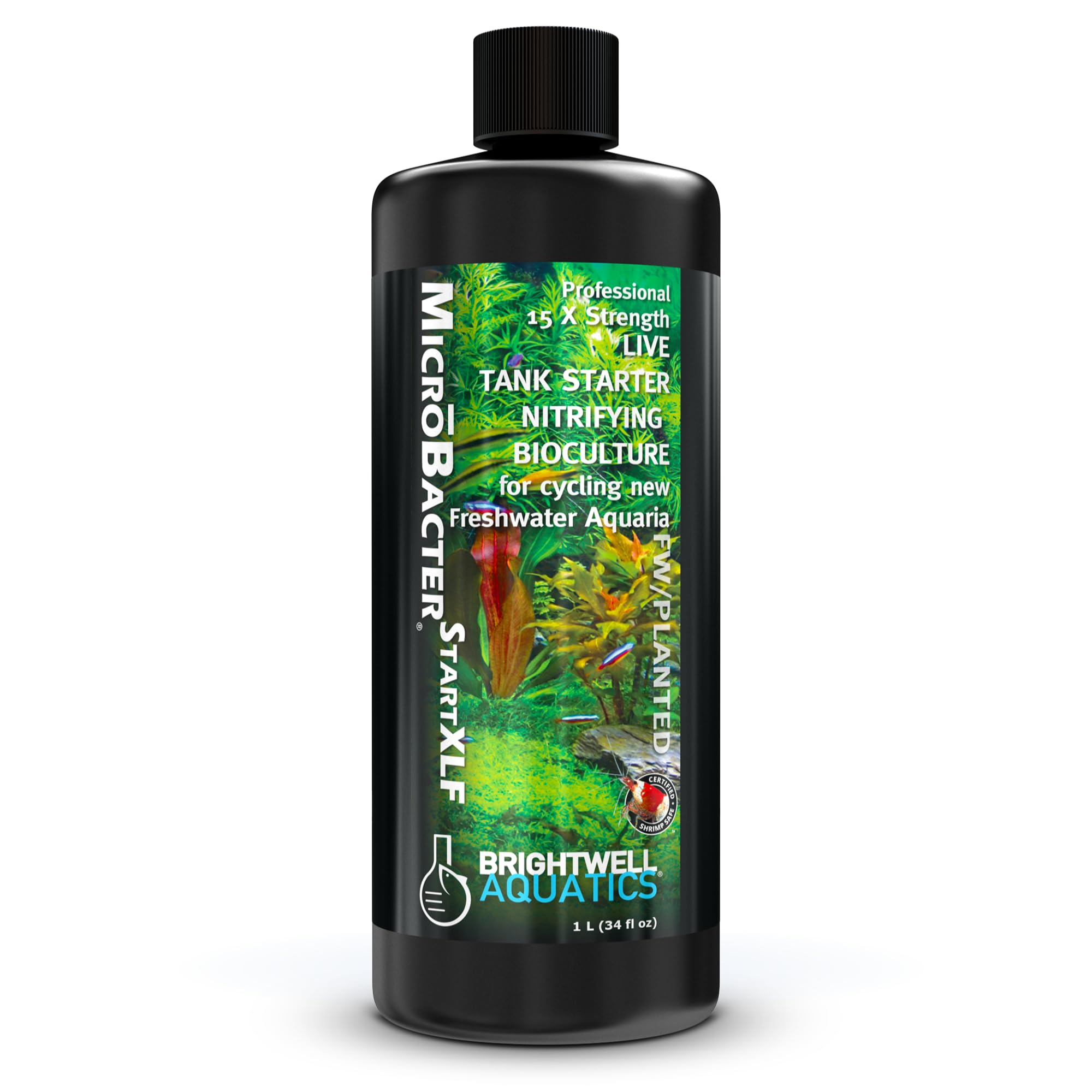 Brightwell Aquatics MicroBacter Start XLF - Quick Freshwater Nitrifying Bacteria