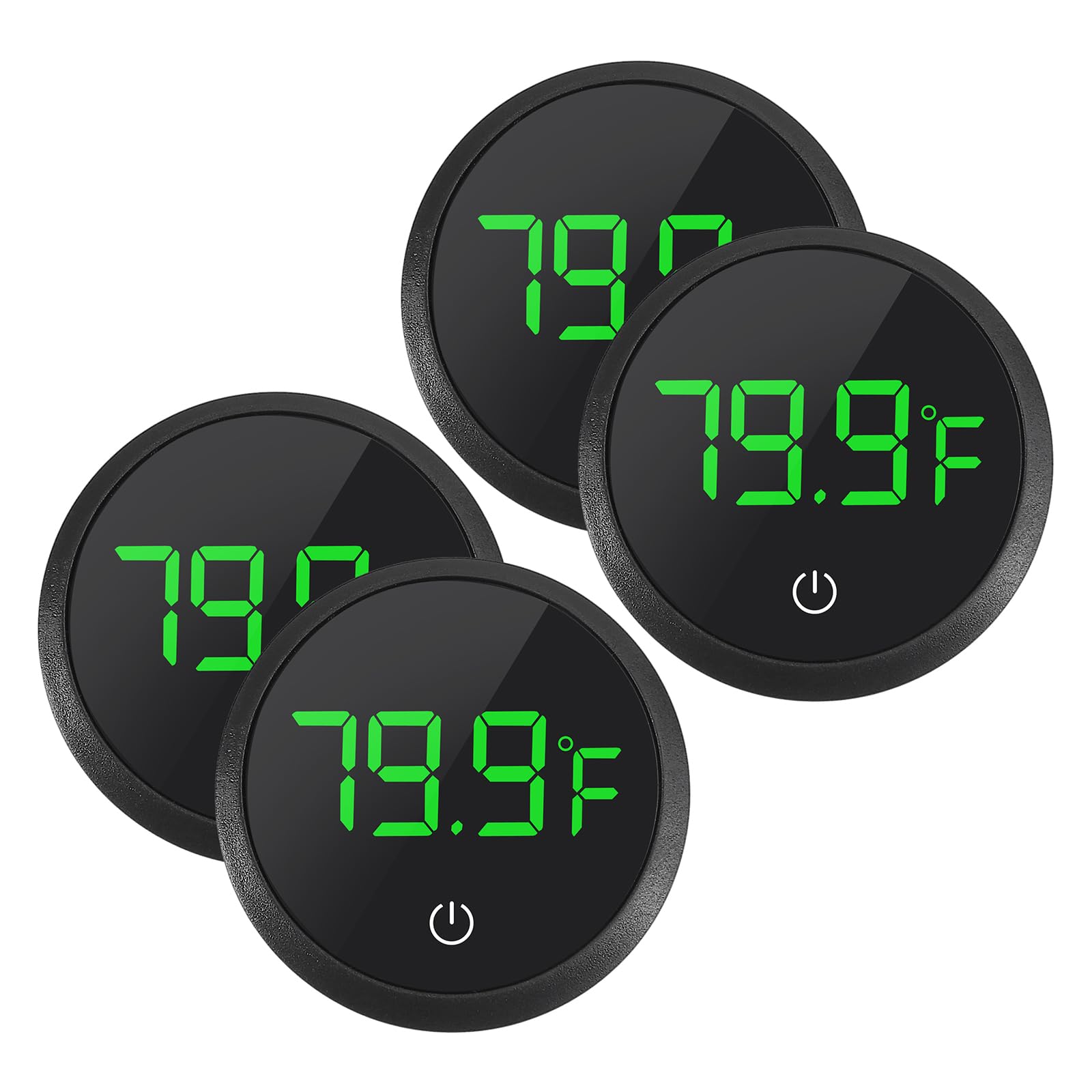 DWEII 2-Pack LED Touch Screen Aquarium Thermometers