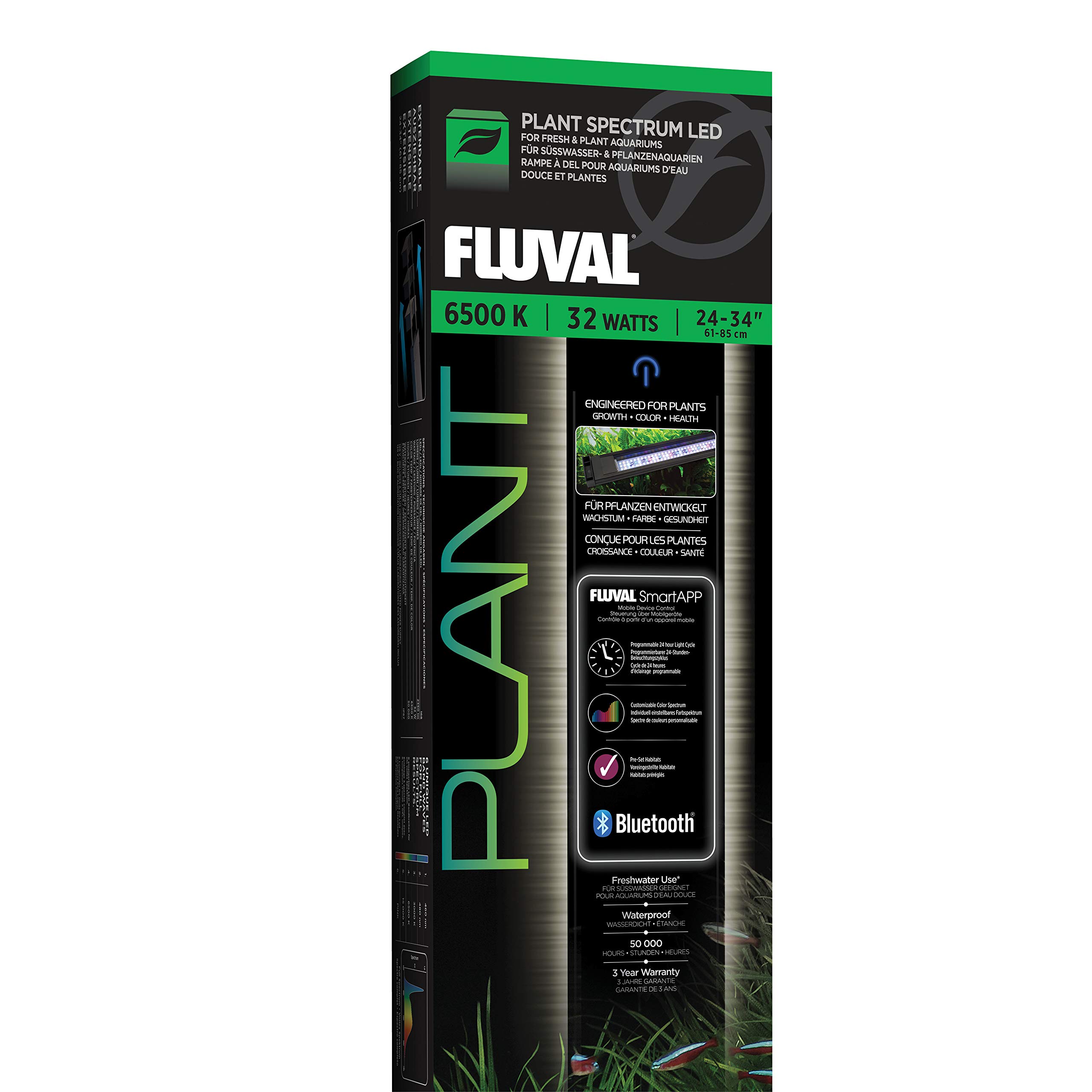 Fluval Plant 3.0 LED Aquarium Light, 32W, 24-34 Inches