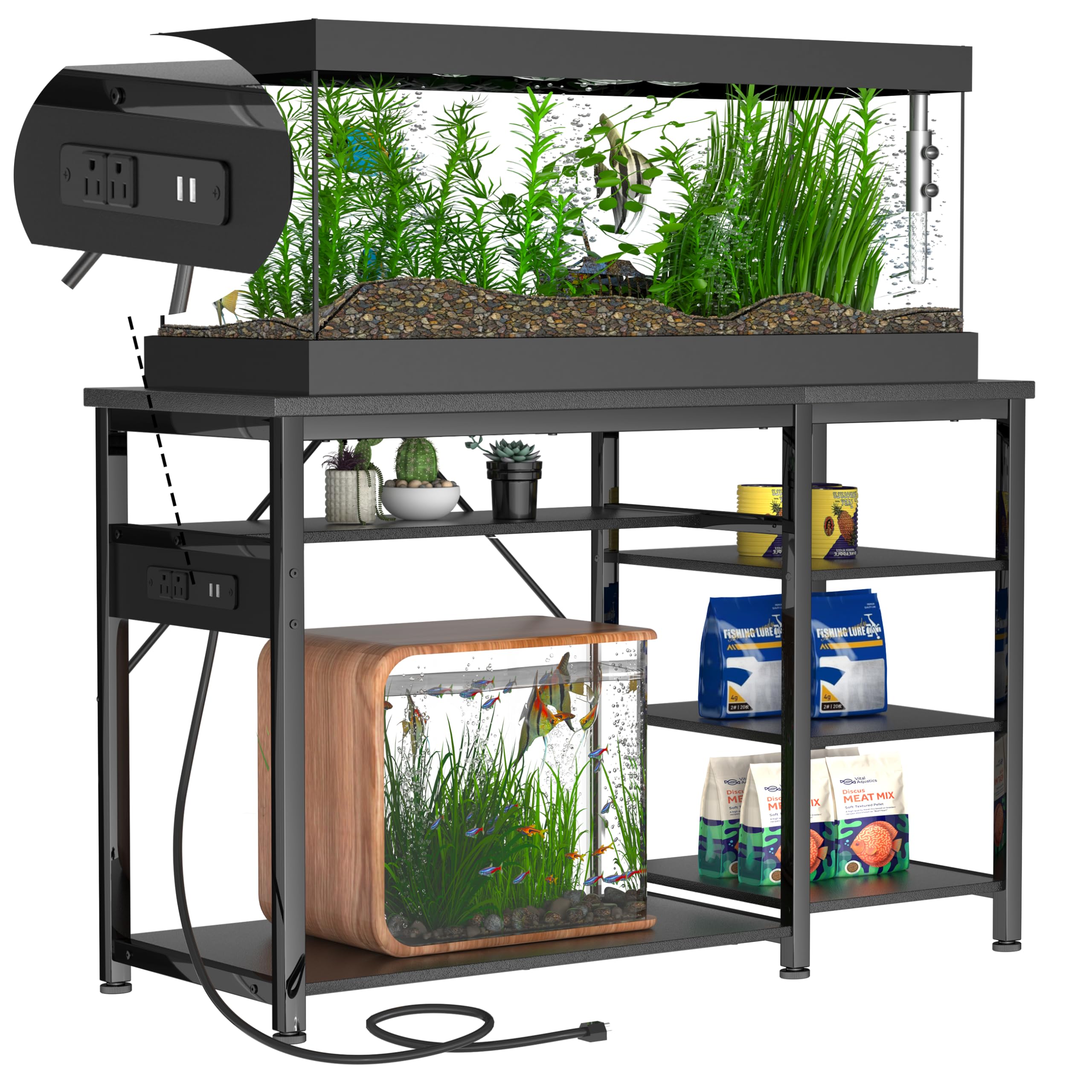 Aquarium Essentials: Heavy-Duty 30-40 Gallon Fish Tank Stand