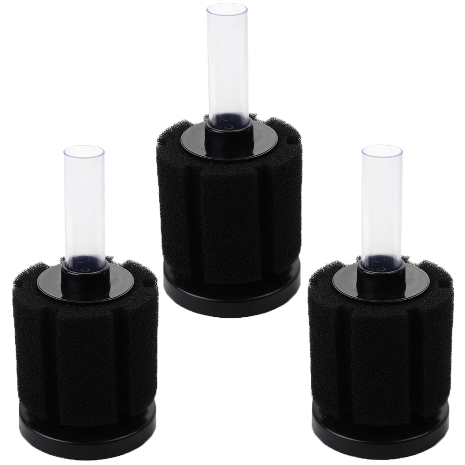 AQUANEAT 3-Pack Bio Sponge Filter for Small Aquariums